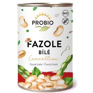 Probio fazuľa biela Cannellini sterilizovaná PROBIO 400g